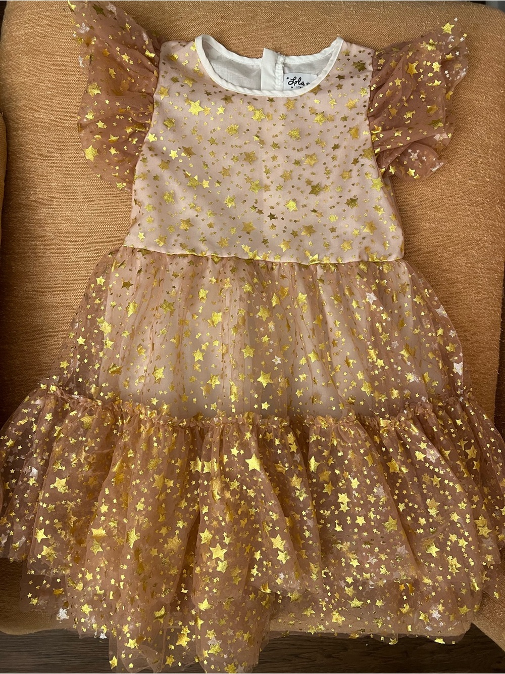 Lola + the boys Goldie Star Tulle Party Dress